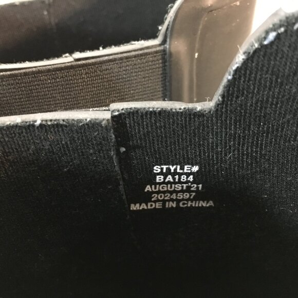 J. Crew 8 Black Short Lug-Sole Chelsea Rubber Ankle Rain Boots Waterproof - Picture 5 of 8